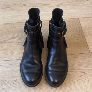 Ecco Black Ankle Boots